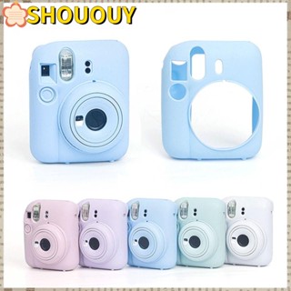 SHOUOUY เคสกระเป๋าซิลิโคน ป้องกันรอย สําหรับ Fujifilm Instax Mini 12