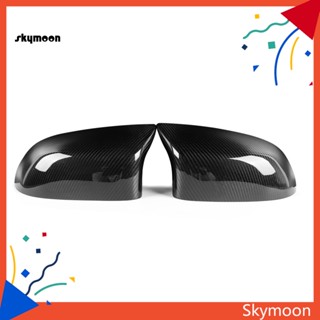 Skym* ฝาครอบกระจกมองข้าง คาร์บอนไฟเบอร์ ซ้าย ขวา อุปกรณ์เสริม สําหรับ BMW X5M X6M 2015-2016 X3M X1M 2017 2 ชิ้น