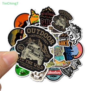 [TinChingT] สติกเกอร์รูปลอก ลายป่า ขวดน้ํา DIY สําหรับติดตกแต่งแล็ปท็อป เดินป่า ตั้งแคมป์ เดินทาง 50 ชิ้น [ใหม่]