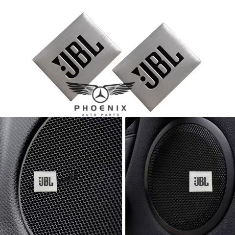 JBL Logo Sticker Emblem 3D Aluminium Sticker Decals Audio ลําโพง JBL