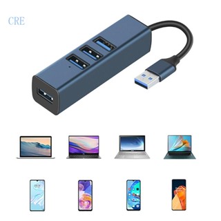 Cre อะแดปเตอร์ฮับ USB Type-C 4-in-1 USB2 0 3 0 รองรับการชาร์จข้อมูล Transmissi