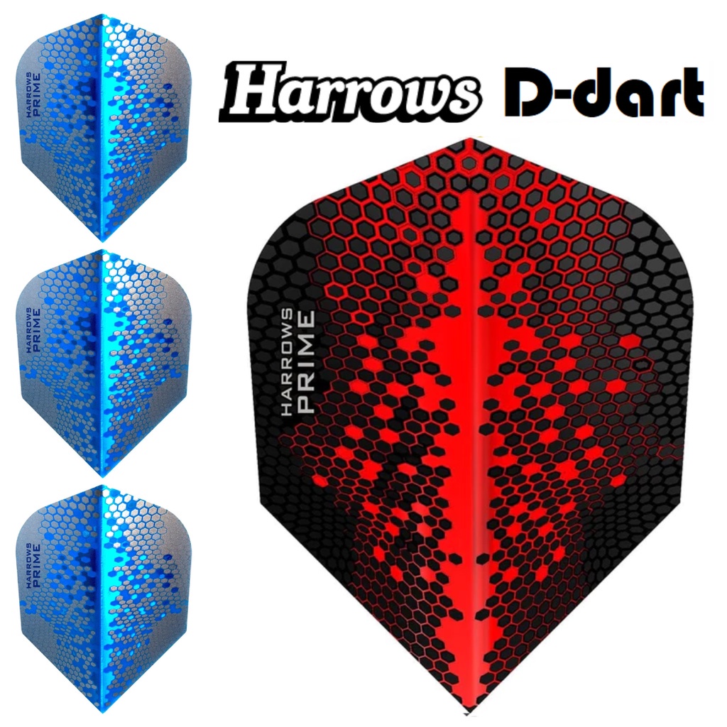 Harrows Prime Dart Flights -Standard HEX Darts Flight (SAYAP ARROW)
