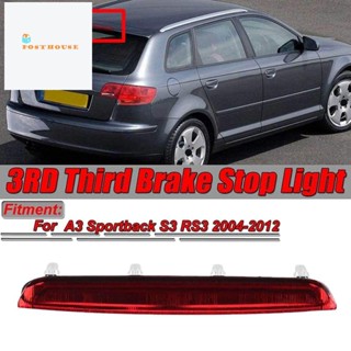 ไฟเบรกท้ายรถยนต์ LED ระดับสูง สีแดง สําหรับ Audi A3 Sportback S3 RS3 2004-2012 8P4945097C