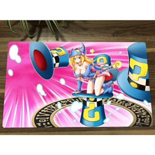 Yu-gi-oh! Playmat Dark Magician Girl TCG CCG แผ่นรองเมาส์ แผ่นรองการ์ดเกม และแผ่นรองเมาส์