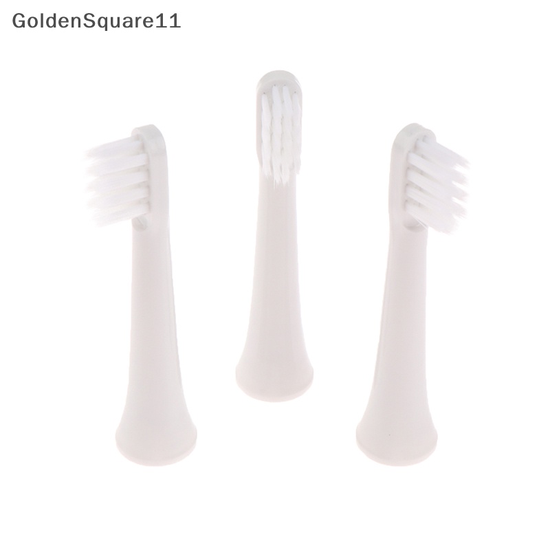 Gd 3Pc T100 แปรงสีฟันไฟฟ้าทดแทนทําความสะอาดขนแปรงหัวฉีด GoldenSquare