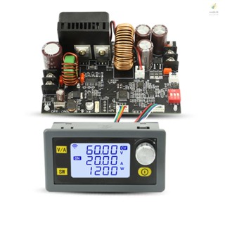 โมดูลพาวเวอร์ซัพพลายแรงดันไฟฟ้า หน้าจอ LCD CNC 20A 1200W ปรับได้