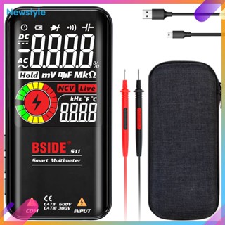 Bside S10/S11 9999 มัลติมิเตอร์ดิจิทัล หน้าจอ Lcd ขนาดพกพา Ac Dc Ncv