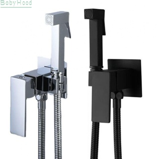 【Big Discounts】Bidet Faucet Brass Shower Tap Washer Mixer Cold Hot Water Mixer Crane Square#BBHOOD