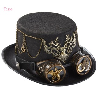 Time Steampunk แว่นตาคอสเพลย์ ประสิทธิภาพสูง สําหรับงานรื่นเริง