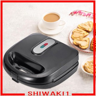 [Shiwaki1] เครื่องทําวาฟเฟิลไฟฟ้า 750W สําหรับทําวาฟเฟิล ขนม อาหารเช้า