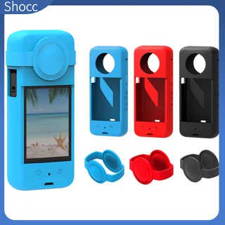 Shocc เคสซิลิโคน กันกระแทก สําหรับกล้องพาโนรามา Insta360 X3