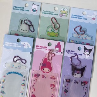 กระเป๋าเครื่องเขียน ใส่บัตรได้ ลาย Sanrio Kuromi MyMelody Cinnamoroll น่ารัก ขนาด 3 นิ้ว สําหรับนักเรียนหญิง