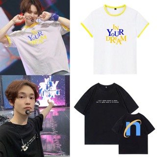 เสื้อยืดแขนสั้นลําลอง คอกลม ผ้าฝ้าย พิมพ์ลาย Kpop NCTDREAM Chenle The DREAM SHOW สําหรับผู้ชาย และผู้หญิง