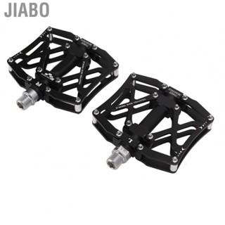 Jiabo Mountain Bike Pedals  Bicycle Aluminum CNC Machining Anodic Oxidation Effortless for 9/16inch Spindle