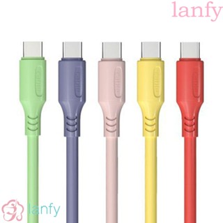 LANFY สายเคเบิลข้อมูล USB C ดิจิทัล ชาร์จเร็ว 1 ชิ้น