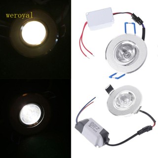 Weroyal โคมไฟเพดาน LED 1W 85-265V ขนาดเล็ก สําหรับติดตู้เสื้อผ้า