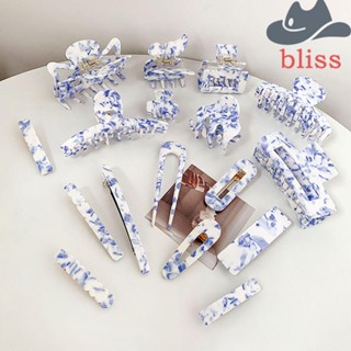 BLISS กิ๊บติดผมหางม้า รูปกรงเล็บปลาฉลาม สไตล์จีนเรโทร สําหรับผู้หญิง