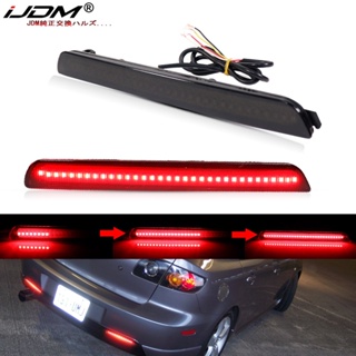 Ijdm ไฟตัดหมอก LED สะท้อนแสง ติดกันชนหลัง แบบเปลี่ยน สําหรับ Mazda 3 Mazdaspeed3 Axela BK5P BKEP BK3P 2004 2005 2006 2007 2008 2009 2 ชิ้น