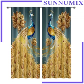 [Sunnimix] ผ้าม่านทึบแสง สําหรับห้องครัว ห้องนั่งเล่น ฟาร์มเฮาส์