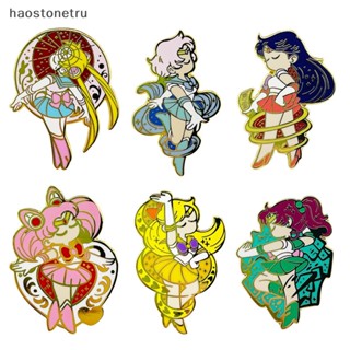 Ost Pins เข็มกลัดโลหะ ลายการ์ตูนอนิเมะ Kawaii Tsukino Usag Mizuno Ami สําหรับตกแต่งกระเป๋า