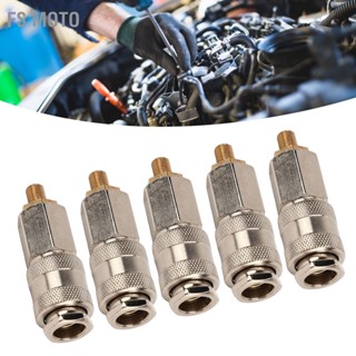 FS Moto 5pcs ยาง Inflator Air Compressor Adapter 3 in 1 Quick Connector แอบแฝงปั๊มลมของคุณไปยังเครื่องมือลม