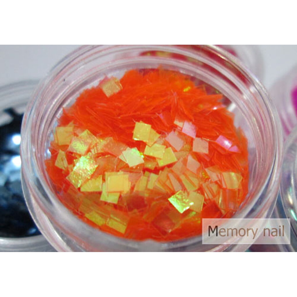 กากเพชร ทรงสีเหลี่ยม 12 สี - รูปที่ 6