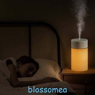 Blossomea เครื่องฟอกอากาศความชื้น อัลตราโซนิก น้ํามันหอมระเหย LED 260 มล. USB พร้อมไฟโรแมนติก สําหรับรถยนต์