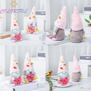 【COLORFUL】Gnome Doll 2pcs Elf Figures Mother Day Gifts Plush Lucky Gonk Plush Doll