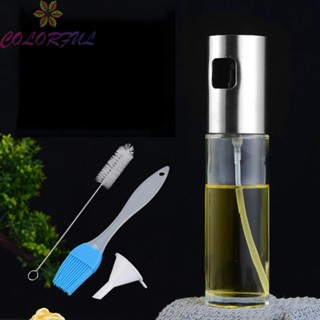 【COLORFUL】Sprayer Bottle 2-In-1 Easy To Use &amp;Clean For Cooking Healthy Oil Sprayer