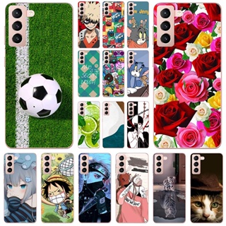 เคสซิลิโคนนิ่ม ลายฟุตบอลน่ารัก สําหรับ Samsung Galaxy S22 Plus S906 S22+ S22 Ultra S908 S901