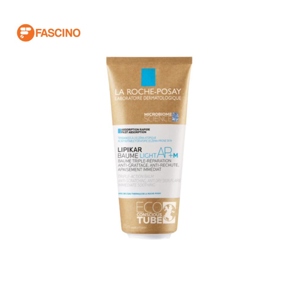 La Roche Posay Lipikar Baume Light Ap+M บาล์มบำรุงผิวหน้าและผิวกาย สำหรับผิวแห้ง-แห้งมาก (200ml.)