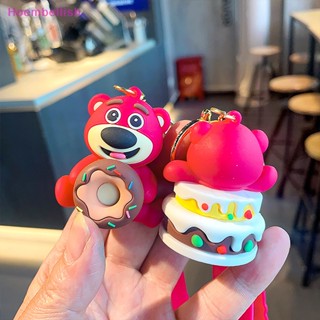 Hoe&gt; พวงกุญแจซิลิโคน จี้รูป Toy Story Strawberry Winnie เหมาะกับของขวัญ สําหรับเด็ก