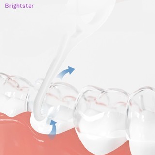 Brightstar ใหม่ อุปกรณ์ตะขอพลาสติก ถอดออกได้ สําหรับจัดฟัน 1 ชิ้น