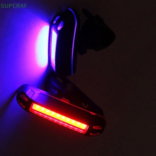 Superaf ไฟท้ายจักรยาน Led กันน้ํา ชาร์จ Usb ขายดี