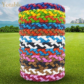 สร้อยข้อมือไล่ยุง ปลอดสารพิษ สายรัดข้อมือกลางแจ้ง ใช้กลางแจ้ง 12 ชิ้น