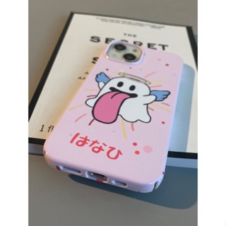 เคสป้องกันโทรศัพท์มือถือ แบบแข็ง ลายการ์ตูน Angel Ghost สําหรับ Apple iPhone 14proamx 13promax 12promax 11promax 12x8plus