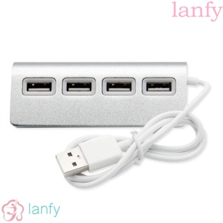 LANFY ฮับ USB 2.0 4 พอร์ต ความเร็วสูง แบบพกพา สําหรับคอมพิวเตอร์