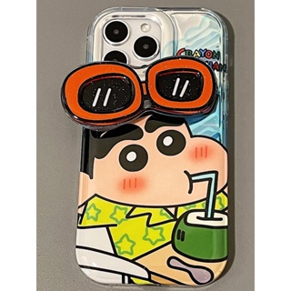 เคสมือถือ แบบนิ่ม ลายมะพร้าวชินจัง สําหรับ OPPO Reno9 Reno8 Reno7pro reno6 7z 8T 5 A53 A9 2020 F11 A31 F9 A3S A78 A77