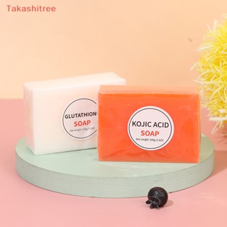 (Takashitree) Kojic Acid สบู่ไวท์เทนนิ่ง แฮนด์เมด พร้อมฉลาก สําหรับทําความสะอาดผิว