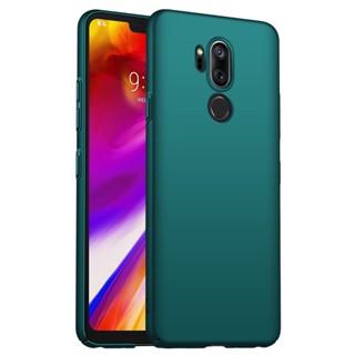 สําหรับ LG G7 ThinQ เคส สีพื้น พื้นผิวเรียบง่าย พลาสติกแข็ง มีสไตล์ กันกระแทก ป้องกัน บางเฉียบ