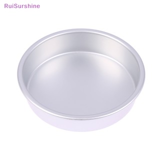 Ruisurshine ใหม่ แม่พิมพ์อลูมิเนียม ทรงกลม ขนาดใหญ่ 4 นิ้ว สําหรับทําเค้ก ขนมปัง เบเกอรี่ DIY 1 ชิ้น