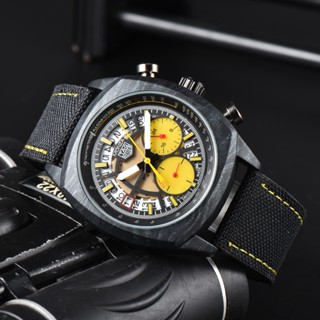 T * A * G HEUER นาฬิกาข้อมืออัตโนมัติ สายไนล่อน แฟชั่นสปอร์ต สําหรับผู้ชาย