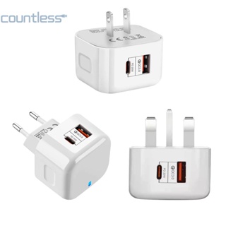 อุปกรณ์ชาร์จ USB Type C 38W 2 พอร์ต QC3.0 ชาร์จเร็ว สําหรับ iPhone 13 Pro