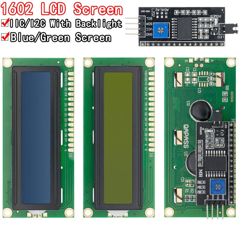 โมดูลหน้าจอ LCD IIC I2C 1602 สําหรับ arduino 1602 LCD UNO r3 mega2560 LCD1602 LCD1602+I2C