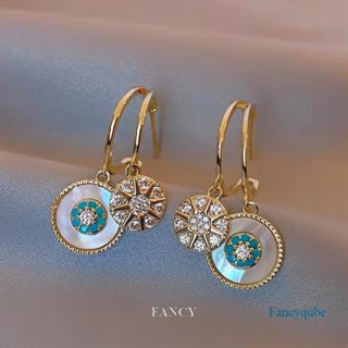 Fancy ใหม่ คลาสสิก ทรงกลม จี้ดอกไม้ ทอง ต่างหูเกาหลี หรูหรา เครื่องประดับ งานแต่งงาน อารมณ์ สําหรับผู้หญิง อุปกรณ์เสริม