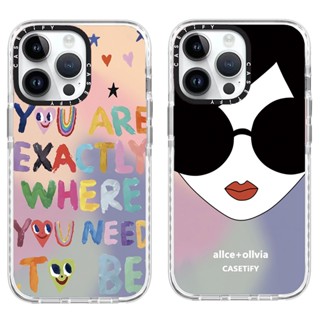 เคสโทรศัพท์มือถือเจล แบบนิ่ม พิมพ์ลายตัวอักษร Alice Olivia กันกระแทก สําหรับ IPhone X Xs XR 11 12 13 Pro Max 14 Plus