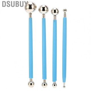 Dsubuy 4X Cake Metal Ball Dotting Sculpting Modeling Tool Set For Fondant Dec.