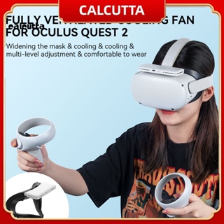 [calcutta] พัดลมระบายความร้อน VR หลายความเร็ว ปรับได้ กระจายความร้อน แบบนิ่ม สําหรับ Oculus Quest 2