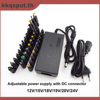 อะแดปเตอร์ชาร์จพาวเวอร์ซัพพลาย AC TO DC 12V 15v 16v 18v 19v 24V 20V 96W DC ปรับได้ สําหรับแล็ปท็อป pc Eu US AU THK2