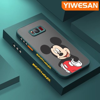 สําหรับ Samsung galaxy S8 S8 Plus เคสการ์ตูนมิกกี้เมาส์ ดีไซน์ใหม่ ซิลิโคน กันกระแทก เคสโทรศัพท์แข็ง แบบบาง